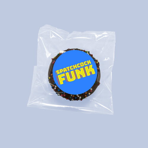 Spatchcock Funk Logo Chocoalte Covered Oreo